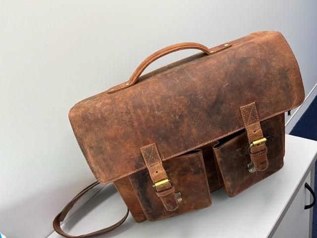 Vintage Leather Messenger Bag - Toledo - Customer Photo From Jamie T.