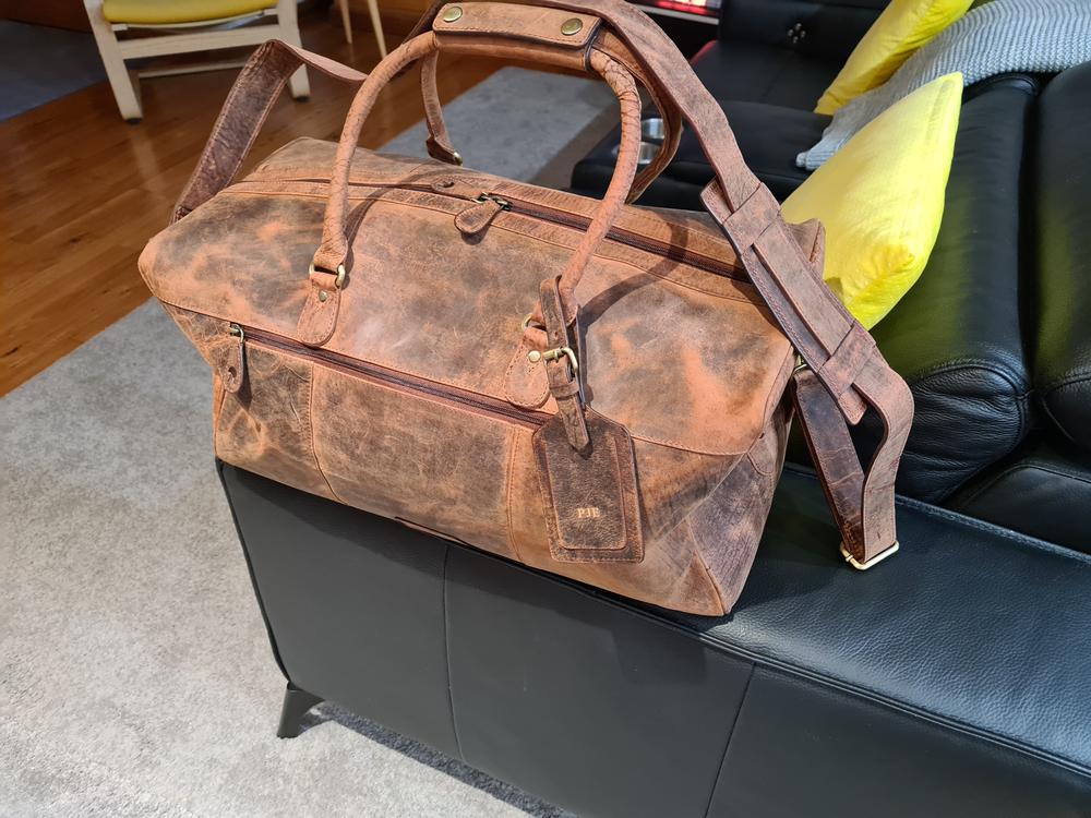 Leather Weekender Bag - Altico - Customer Photo From Paul Eason