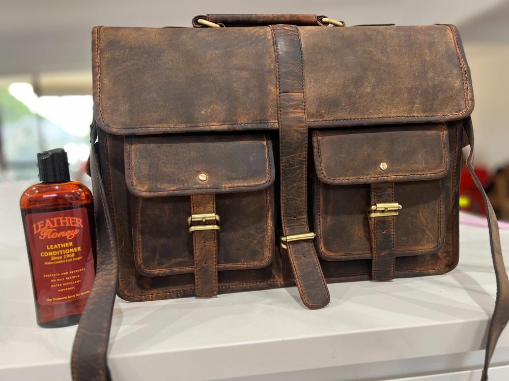 Leather Messenger Bag - Perth - Customer Photo From Tianfeng X.