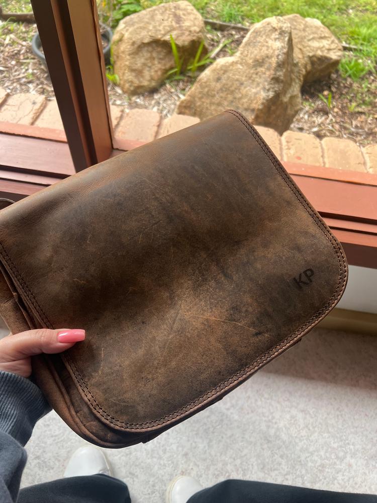 Leather Crossbody Bag - Shanti - Customer Photo From Kate Patterson