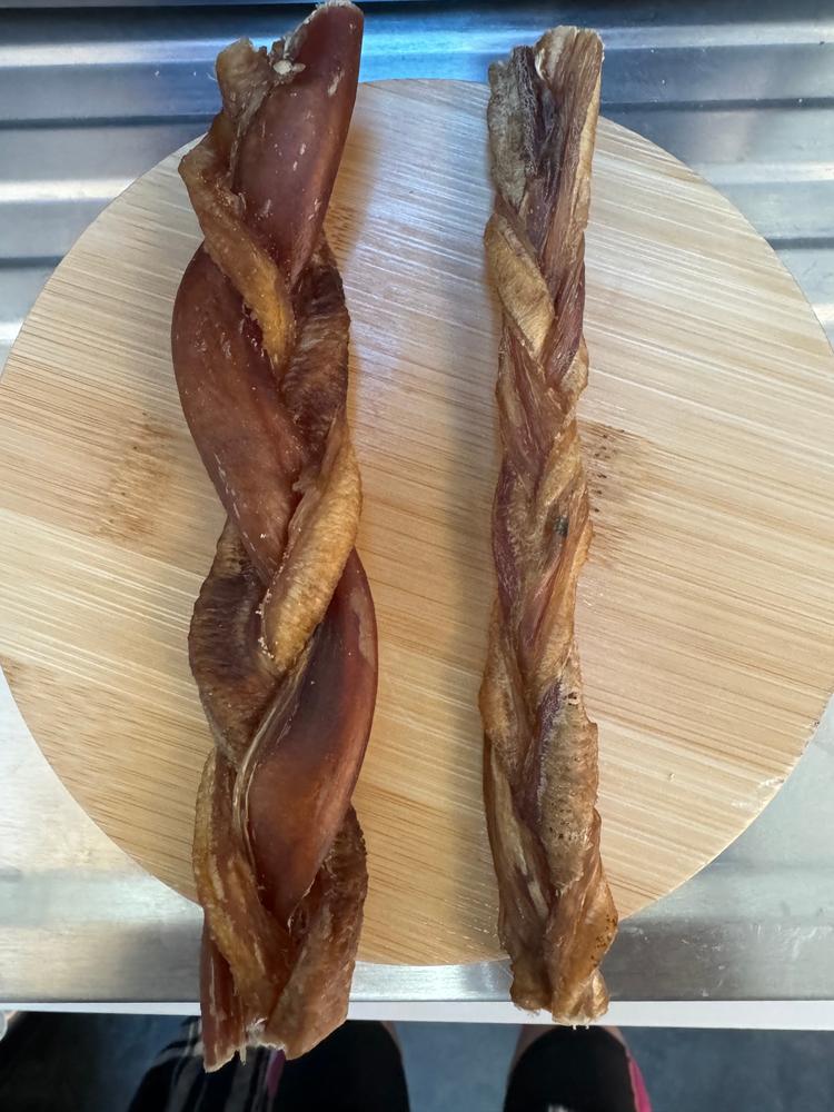 6-Inch Braided Bully Stick - Customer Photo From Julie Rieger