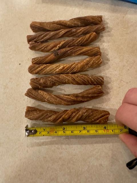 Beef Tripe Twists (10 Pack) - Customer Photo From Galyna Maier