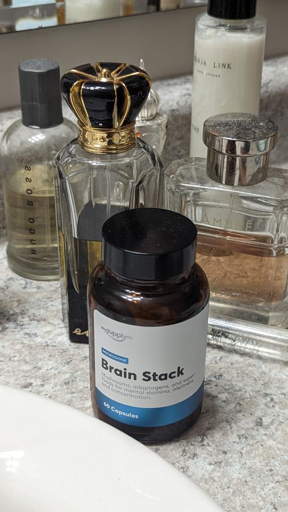 Brain Stack Microdose Mushroom Capsules - Customer Photo From Jihad Hassan