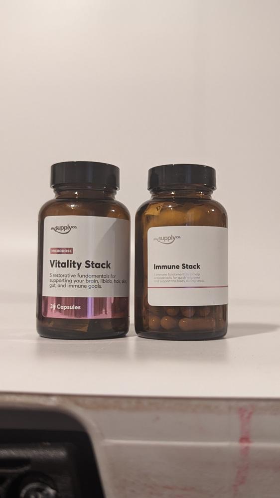 Immune Stack Microdose Mushroom Capsules - 30 Capsules - Customer Photo From Jihad Hassan