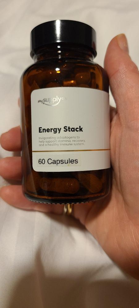 Energy Stack Microdose Mushroom Capsules - 60 Capsules - Customer Photo From Melissa Spears