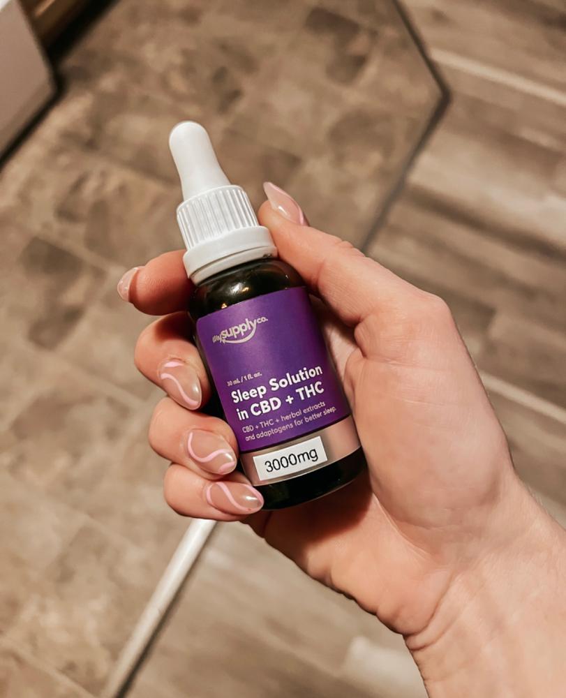 Sleep Solution in CBD + THC - 3,000mg - Customer Photo From Kristy Southern
