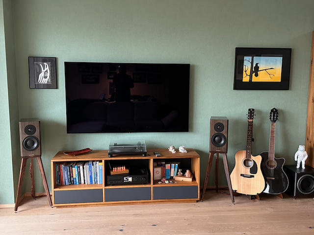 Dynaudio Special Forty 40 Speaker Stands 140-900mm (Pair) - Shaped Top Plate - Customer Photo From Christian Rossner
