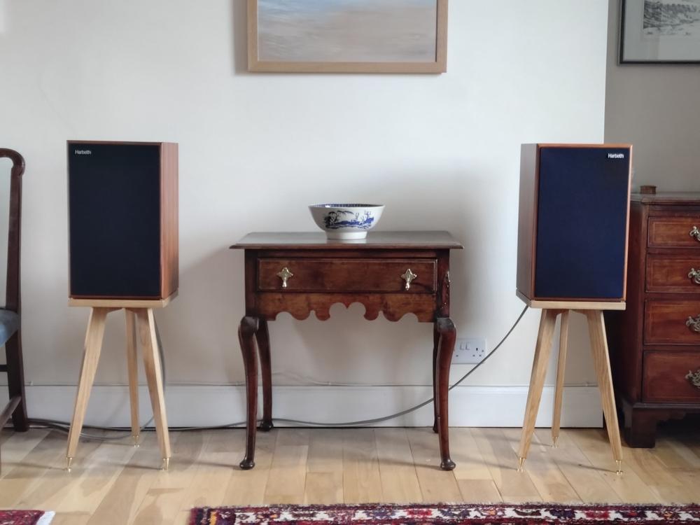 Harbeth M30.2 XD Loudspeaker Stands 140-900mm (Pair) - Customer Photo From Christopher Dyos