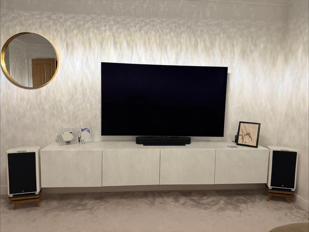 FYNE AUDIO F701 Speaker Stands 140-900mm (Pair) - Shaped Top Plate - Customer Photo From Anonymous