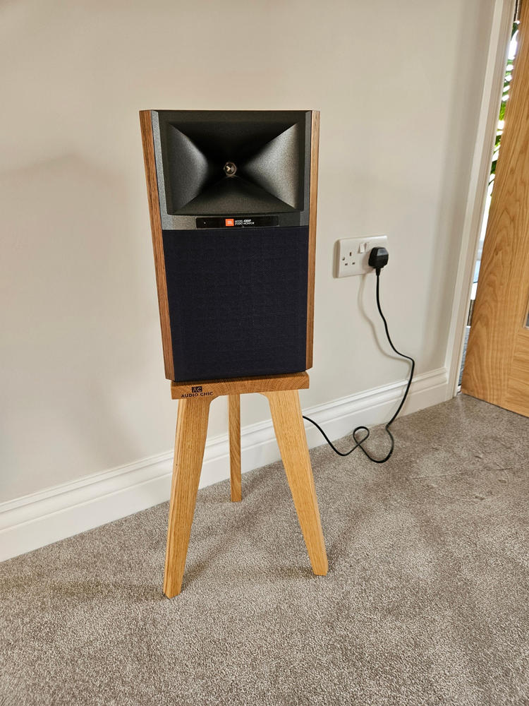 400-500mm The Egret Hardwood Speaker Stands (Pair) - Customer Photo From Anonymous