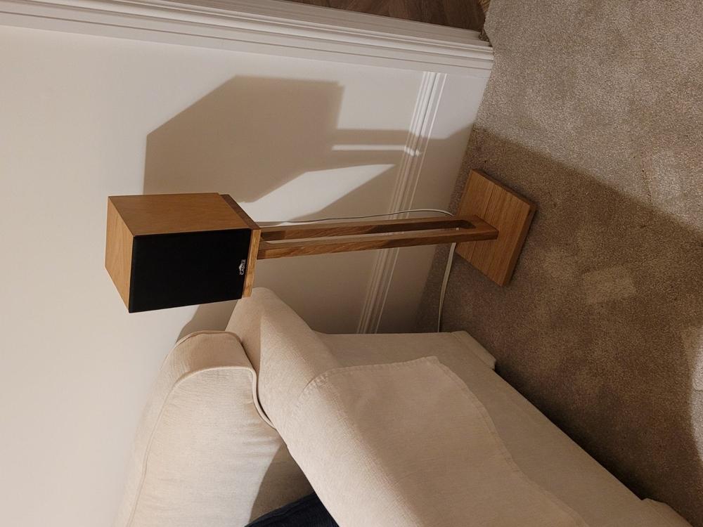 Harmony Solid Oak Speaker Stand (Pair) 700mm, 600mm, 500mm - Customer Photo From Anonymous