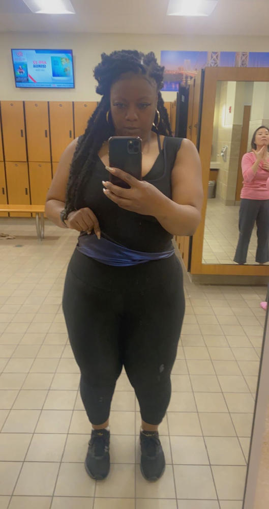 Sweat Shaper Women's Athletic Zip Tank | Black