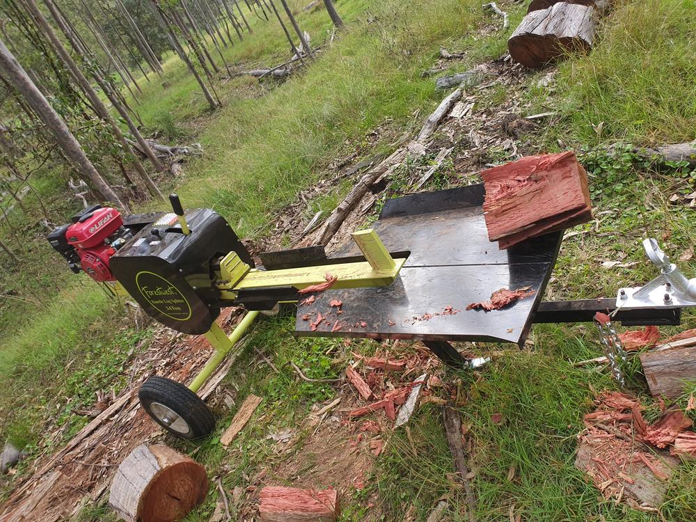 34ton Kinetic Log Splitter 6.5hp Petrol Log Splitter BM11038 - Customer Photo From Owen Harm