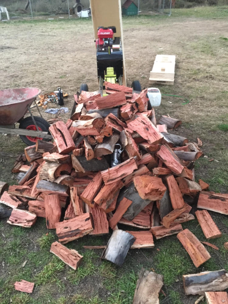 34 Ton Kinetic Log Splitter 6.5HP Petrol Log Splitter BM11038 - Customer Photo From Scott Campbell