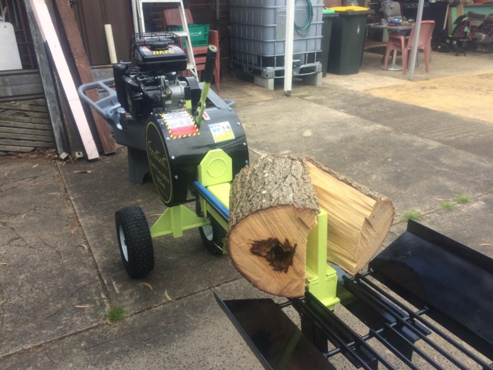 18ton Kinetic Log Splitter 3hp Petrol Upgraded Version - Customer Photo From Anonymous