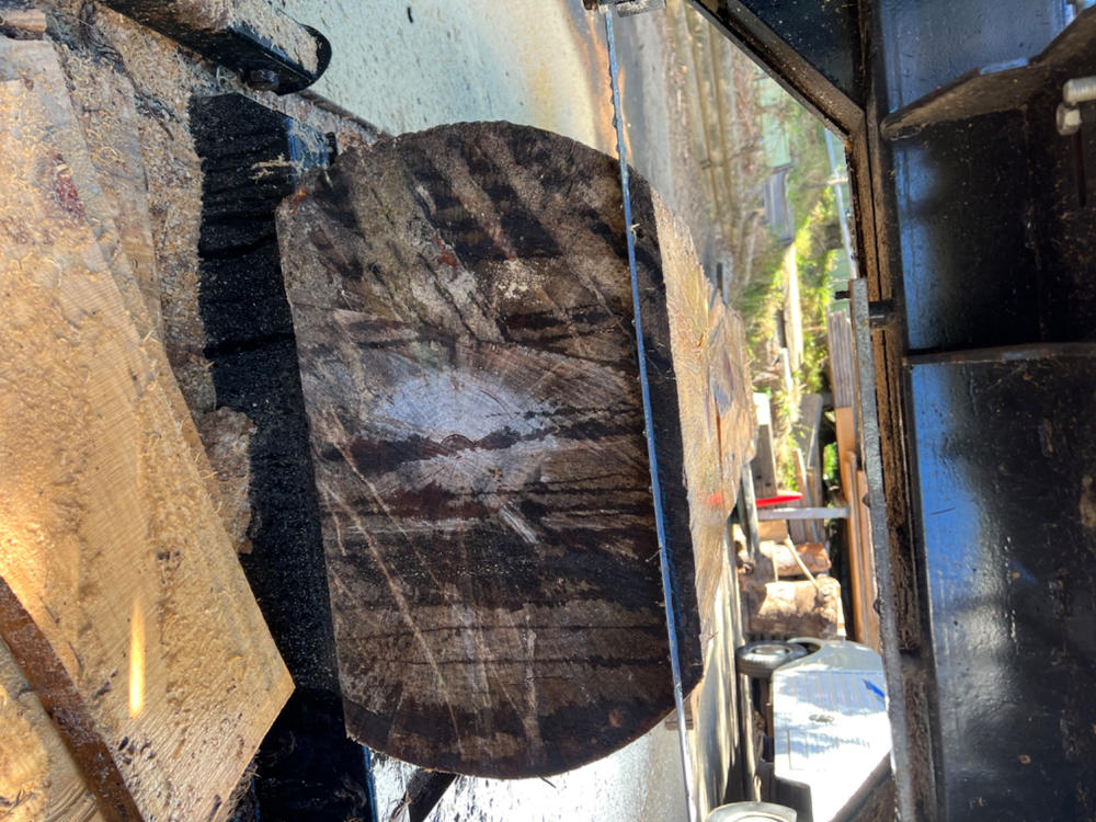 Induction Hardened Steel Sawmill Blades - Customer Photo From brodie ellul