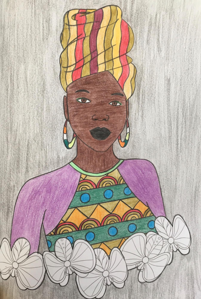 Black Boy Joy Coloring Book Vol. 1: Young Kings - Customer Photo From Cathy Williams 