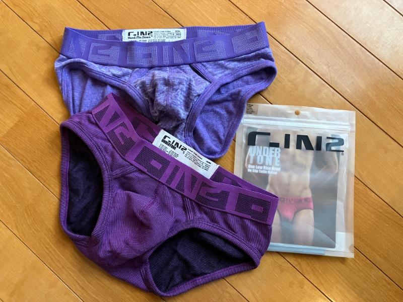 C-IN2 UNDERTONE ローライズブリーフ / XSサイズ : PATRICIOPURPLE - Customer Photo From カスタマーCY5