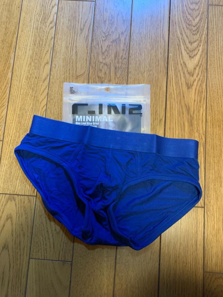 C-IN2 MINIMAL  ローライズブリーフ / Sサイズ : BYRONBLUE - Customer Photo From カスタマーTA1