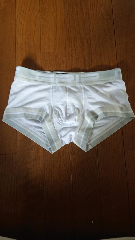 C-IN2 GRIP MESH ローライズボクサーパンツ / XSサイズ : JAYWHITE - Customer Photo From カスタマーM1O