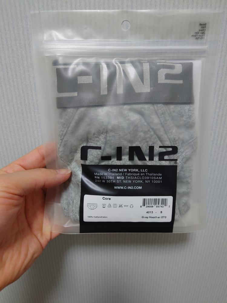 C-IN2 CORE ローライズブリーフ / Sサイズ : GREY - Customer Photo From カスタマーIC9