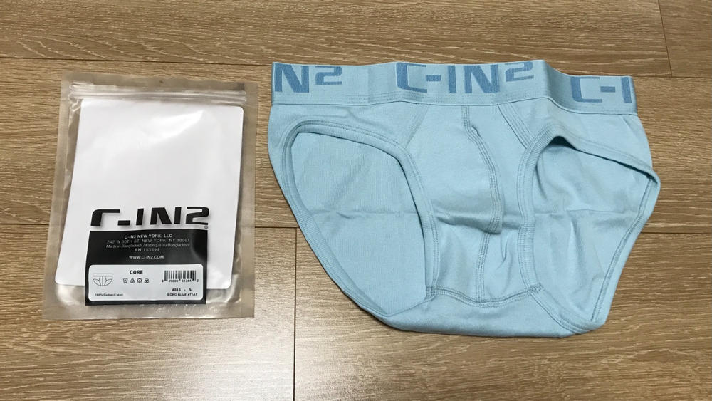 C-IN2 CORE ローライズブリーフ / Sサイズ : BONDBLUE - Customer Photo From カスタマーNGR