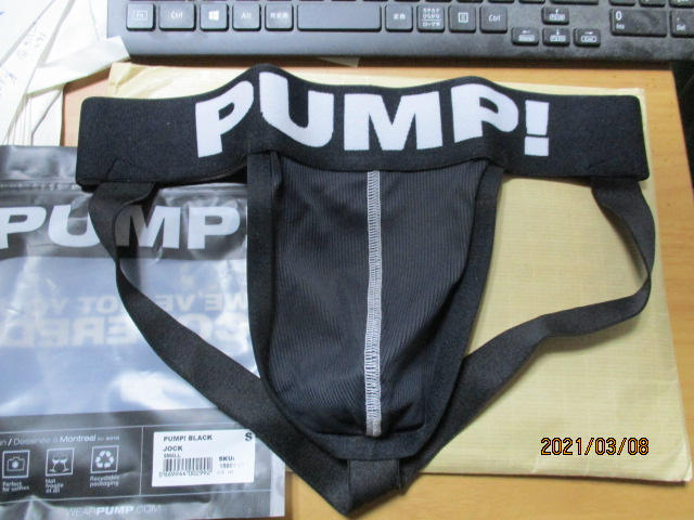 PUMP パンプ ジョックストラップ BLACK JOCK STRAP ケツ割れ