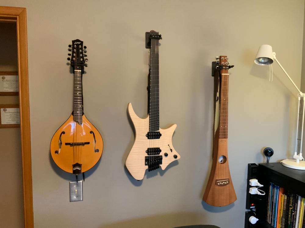 Wall Mount Ukulele or Mandolin Hanger | CC11UK