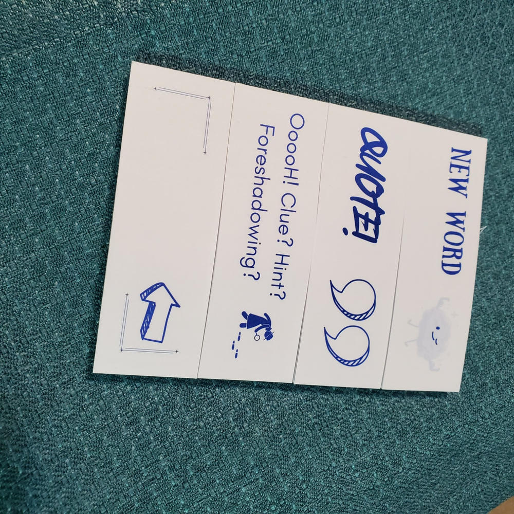 Custom Printed Post-it® Note Flags - Customer Photo From J. Marie Rundquist