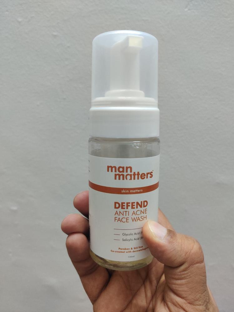 man matters face wash
