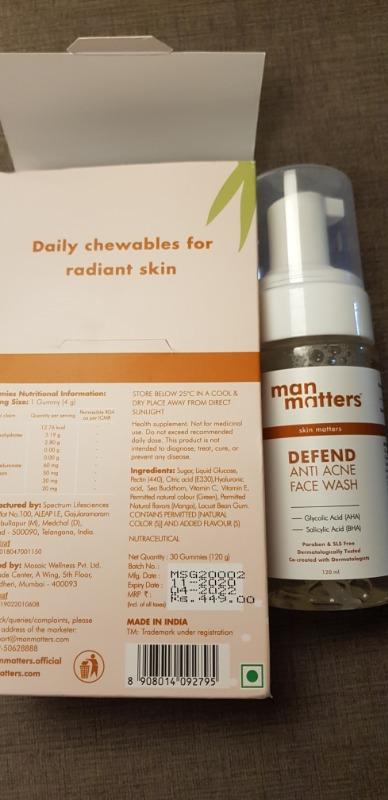 man matters face wash