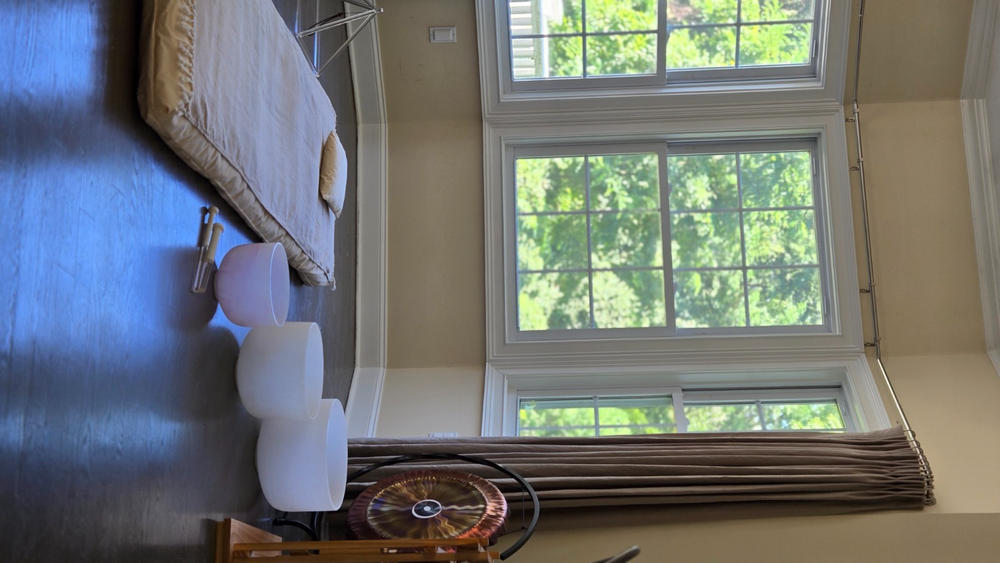 Naturally Dyed Herbal Yoga Towels - Customer Photo From Heather Lascano