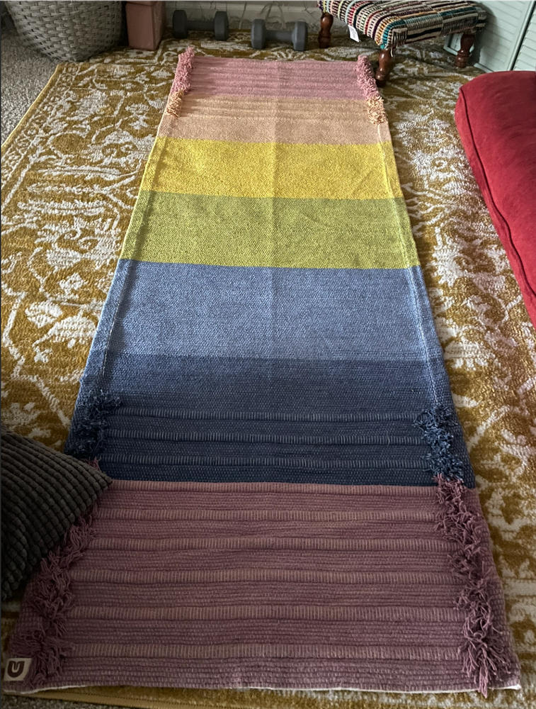 Chakra Energy - Herbal Yoga Mat - Customer Photo From Renee Wilmot