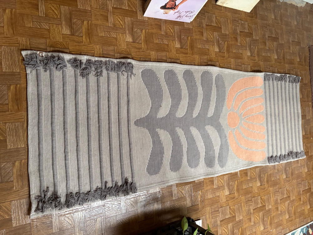 Solar Flower - Naturally Dyed Herbal Yoga Mat 7mm - Customer Photo From JACINTA WILLIAMS