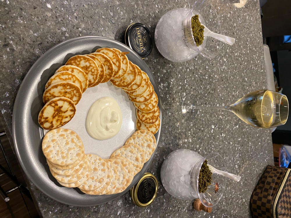 Starter Caviar Set - Customer Photo From J R.