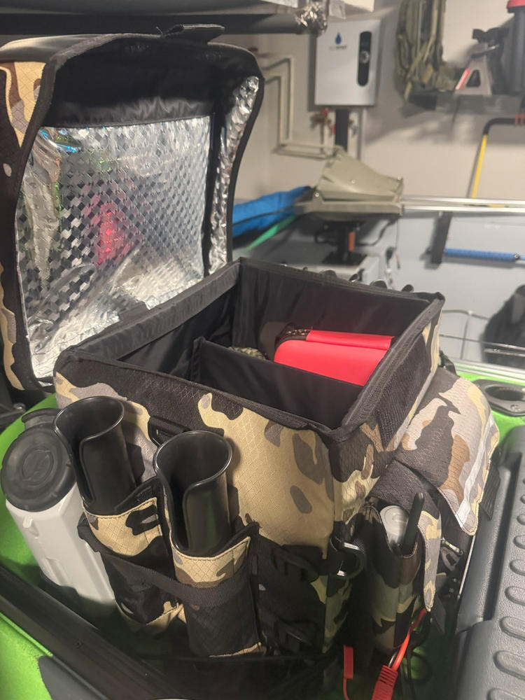 feel free tackle bag Feelfree Kayaks Fish Medium Blue Camo Feelfree Kayaks Crate Storage BagWhen kayak fishing Feelfree Camo Crate Bag