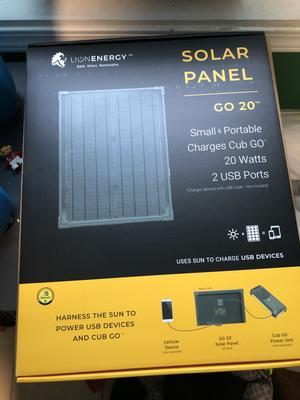 GO 20 - Solar Panel - Customer Photo From Babymains