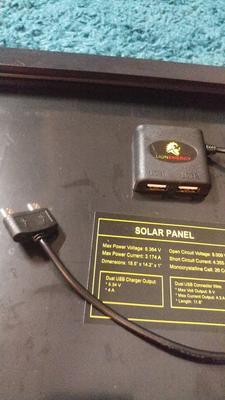 GO 20 - Solar Panel - Customer Photo From shawnph1970