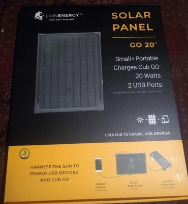 GO 20 - Solar Panel - Customer Photo From Monique
