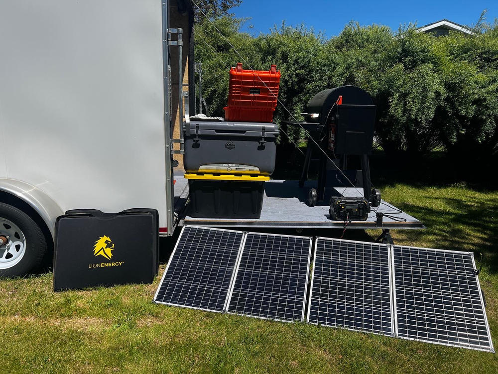 Lion 100W 12V Solar Panel - Customer Photo From Dana Wade