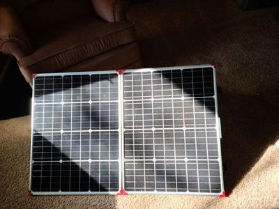 Lion 100W 12V Solar Panel - Customer Photo From bob63376