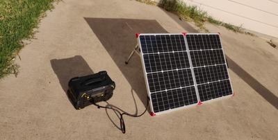 Lion 100W 12V Solar Panel - Customer Photo From gilbertgmc