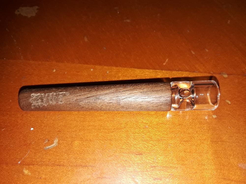 RYOT 12mm Large Wood One Hitter Bat w/ Glass Tip - Customer Photo From Paco