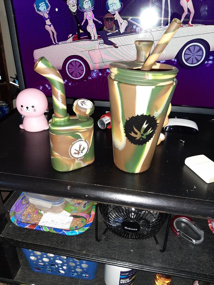 Piecemaker Klutch Silicone Bubbler - Customer Photo From Denise w.