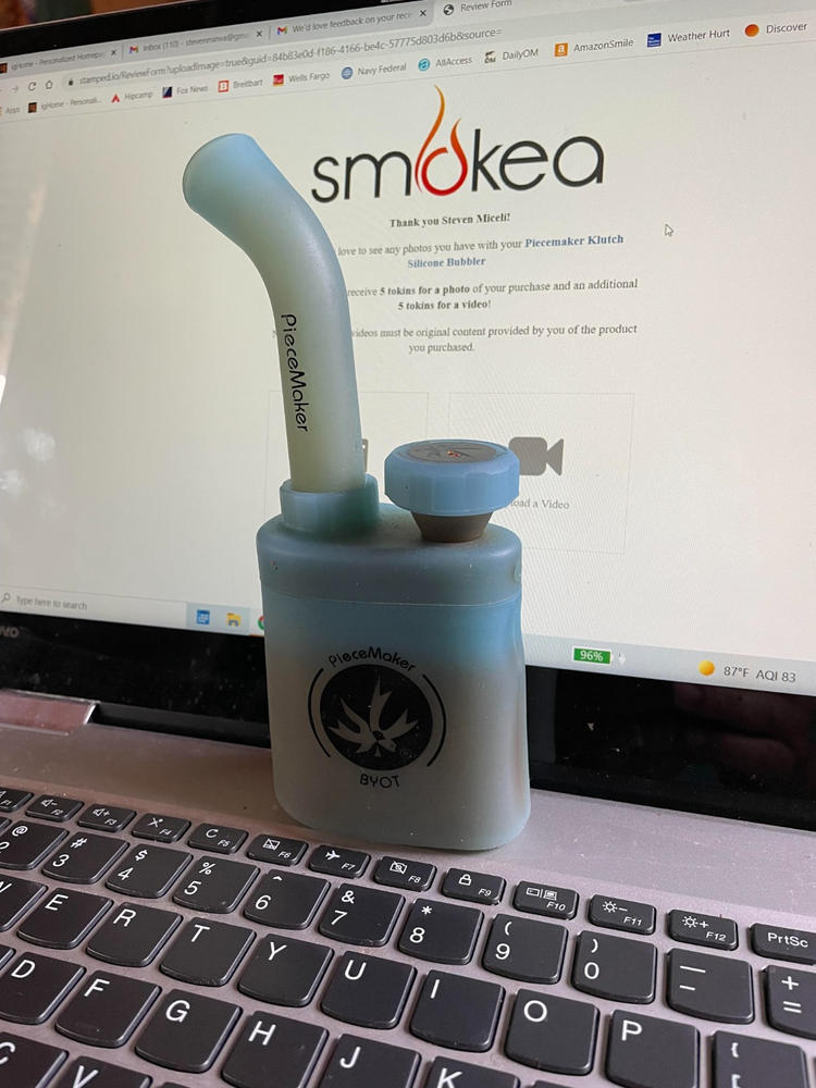 Piecemaker Klutch Silicone Bubbler - Customer Photo From Steven M.
