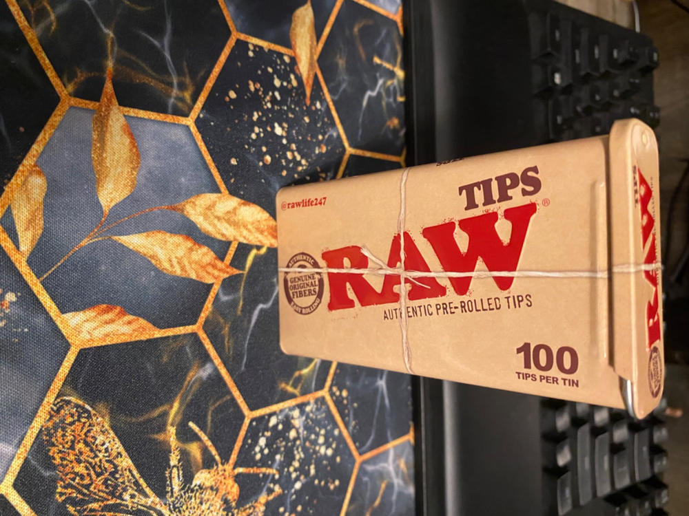 Raw Pre Rolled Rolling Paper Tips w/ Storage Tin (100-Pack) - Customer Photo From Anonymous