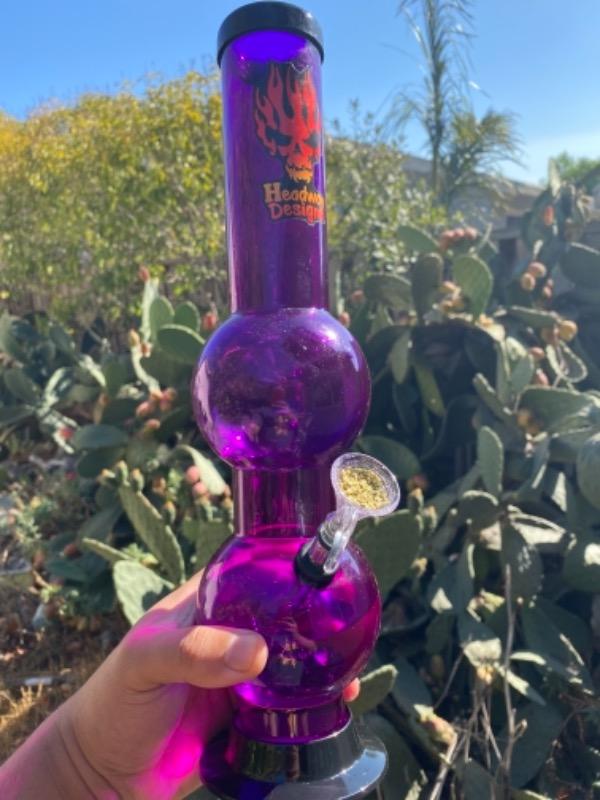 Headway 14" Double Bubble Acrylic Bong - Customer Photo From Anonymous
