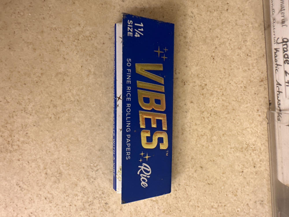 Vibes 1 1/4 Rice Rolling Papers - Customer Photo From Ali L.