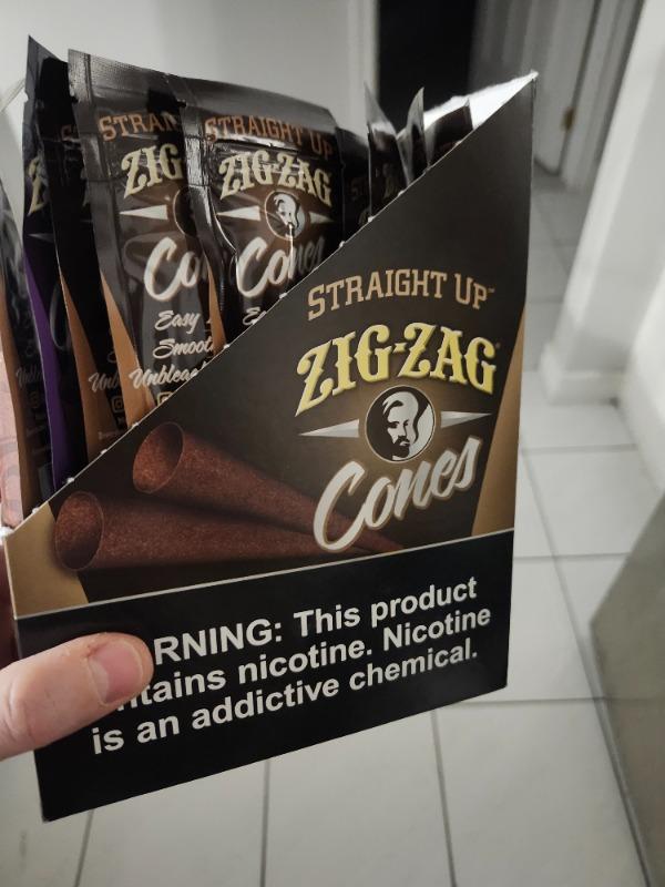 Zig Zag Pre-Rolled Cone Blunt Wraps (2-Pack) - Customer Photo From Michael A.