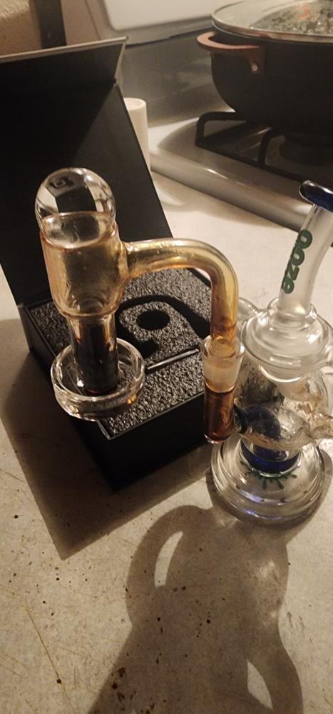 GRAV Slurper Bucket Quartz Banger Set - Customer Photo From Theo P.